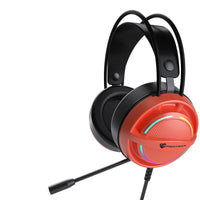 HKM-087955 Wired Head-Mounted Gaming Headset with Microphone and Noise-Cancelling Features
