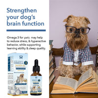 HKM-0880061 Salmon Oil for Pets - 30ml or 60ml Bottle for Coat and Joint Health