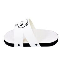 HKM-0880189 Slipper Style White Corrugated Paper Cat Scratch Board for Play and Scratching