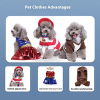 HKM-0880573 Festive Holiday Pet Costumes for Cats and Dogs - Various Styles Available