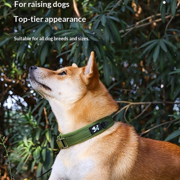 HKM-0881981 Anti-Lost Dog Tag Pet Collar for Golden Retrievers and Labradors - Available in Multiple Colors and Sizes
