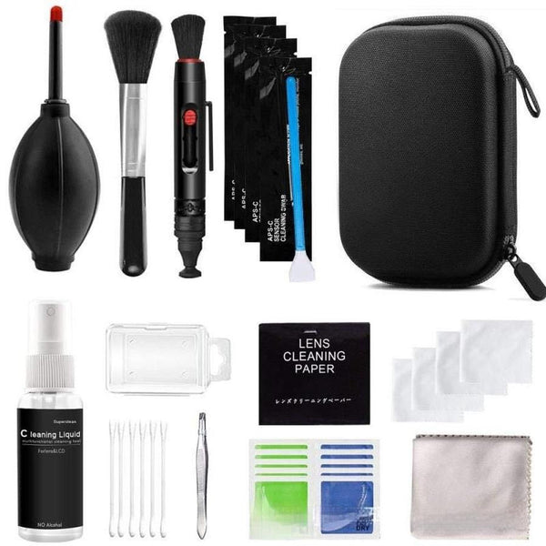 HKM-088275 Comprehensive DSLR Digital Camera Cleaning Kit with Essential Accessories