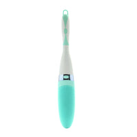 HKM-088467 Electric Silicone Bath Brush with Long Handle for Deep Cleaning and Massage, Adjustable Vibration Levels, IPX5 Waterproof