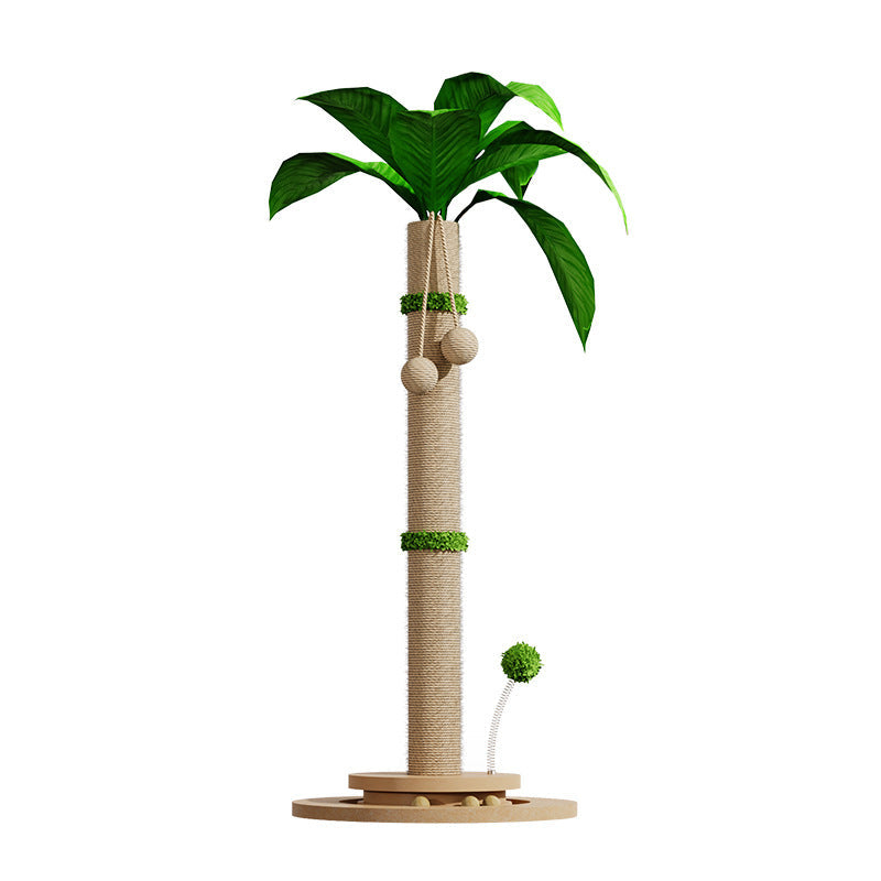 HKM-0884797 Durable Vertical Cat Climbing Frame with Hemp Rope and Simple Design