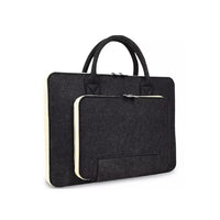 HKM-088595 Customizable Wool Felt Laptop Bag for 14-15.6 Inch Laptops - Multi-Color Options Available