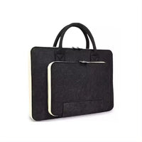 HKM-088595 Customizable Wool Felt Laptop Bag for 14-15.6 Inch Laptops - Multi-Color Options Available
