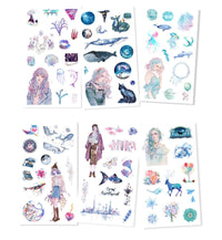 HKM-088723 Cultural and Creative Life Stickers for Diary Decoration - Variety of Designs Available