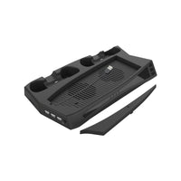 HKM-088723 PS5 Multifunctional Cooling Fan and Charging Base with USB Hub and Dual Controller Chargers