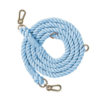 HKM-0889533 Woven Rainbow Multi-functional Dog Leash with Hand Holding Rope and Double Head Design