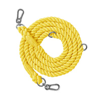 HKM-0889533 Woven Rainbow Multi-functional Dog Leash with Hand Holding Rope and Double Head Design
