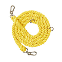HKM-0889533 Woven Rainbow Multi-functional Dog Leash with Hand Holding Rope and Double Head Design