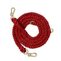 HKM-0889533 Woven Rainbow Multi-functional Dog Leash with Hand Holding Rope and Double Head Design
