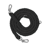 HKM-0889533 Woven Rainbow Multi-functional Dog Leash with Hand Holding Rope and Double Head Design