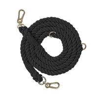 HKM-0889533 Woven Rainbow Multi-functional Dog Leash with Hand Holding Rope and Double Head Design