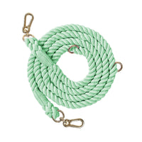 HKM-0889533 Woven Rainbow Multi-functional Dog Leash with Hand Holding Rope and Double Head Design