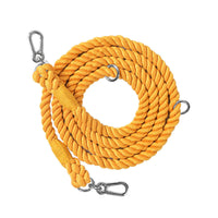 HKM-0889533 Woven Rainbow Multi-functional Dog Leash with Hand Holding Rope and Double Head Design