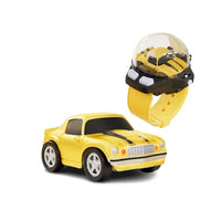 HKM-089043 Mini Remote Control Watch Car Toy with USB Rechargeable Feature and LED Lights, Perfect for Ages 5 and Up
