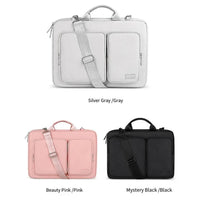 HKM-089107 Stylish Laptop Messenger Bag with Zipper Closure - Versatile Briefcase for Office Use