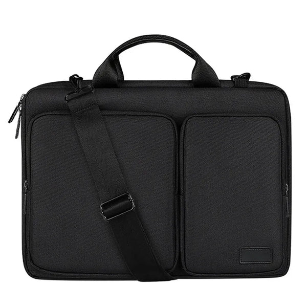 HKM-089107 Stylish Laptop Messenger Bag with Zipper Closure - Versatile Briefcase for Office Use