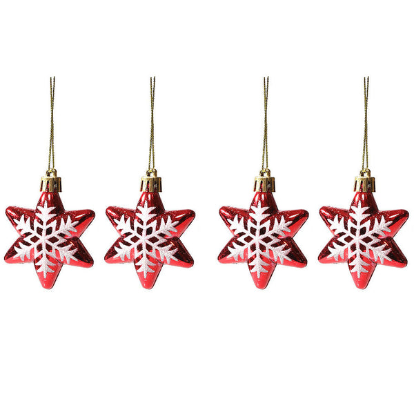 HKM-089171 Christmas Decorative Painted Special-Shaped Ball Pendant - Multiple Styles Available