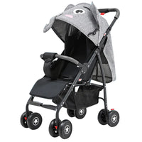 HKM-089235 Compact Folding Lightweight Baby Stroller Pushchair for Infants - Travel Buggy with Umbrella Design