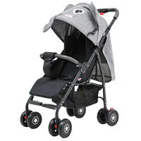 HKM-089235 Compact Folding Lightweight Baby Stroller Pushchair for Infants - Travel Buggy with Umbrella Design