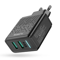 HKM-089235 Dual Port USB Charger, 5V 2.4A EU Standard Charging Head