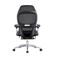 HKM-089299 Ergonomic Adjustable Mesh Office Chair with High Back and Headrest, Swivel Design