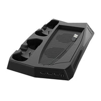 HKM-089363 PS5 Multi-Function Charging and Cooling Station with Dual Controller Charging and USB Hub