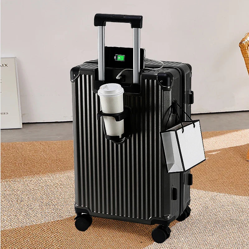 HKM-089427 Three-Piece Spinner Luggage Set with Matching Carry-On Bag