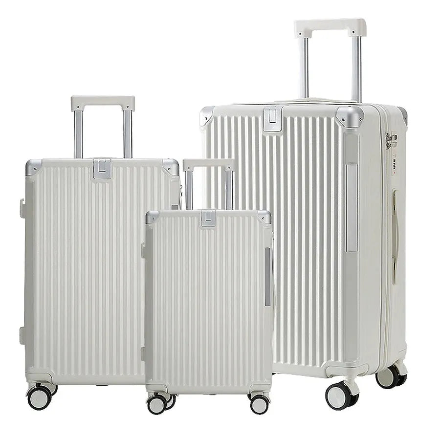 HKM-089427 Three-Piece Spinner Luggage Set with Matching Carry-On Bag