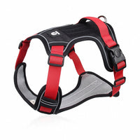 HKM-0894781 Reflective Oxford Cloth Chest Strap Dog Leash for Large Dogs - Adjustable Sizes S to XL