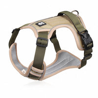 HKM-0894781 Reflective Oxford Cloth Chest Strap Dog Leash for Large Dogs - Adjustable Sizes S to XL