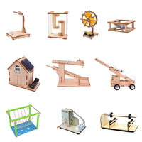 HKM-089491 STEM Educational Wooden Puzzle Kit for Kids – Science Assembly Physics Toys