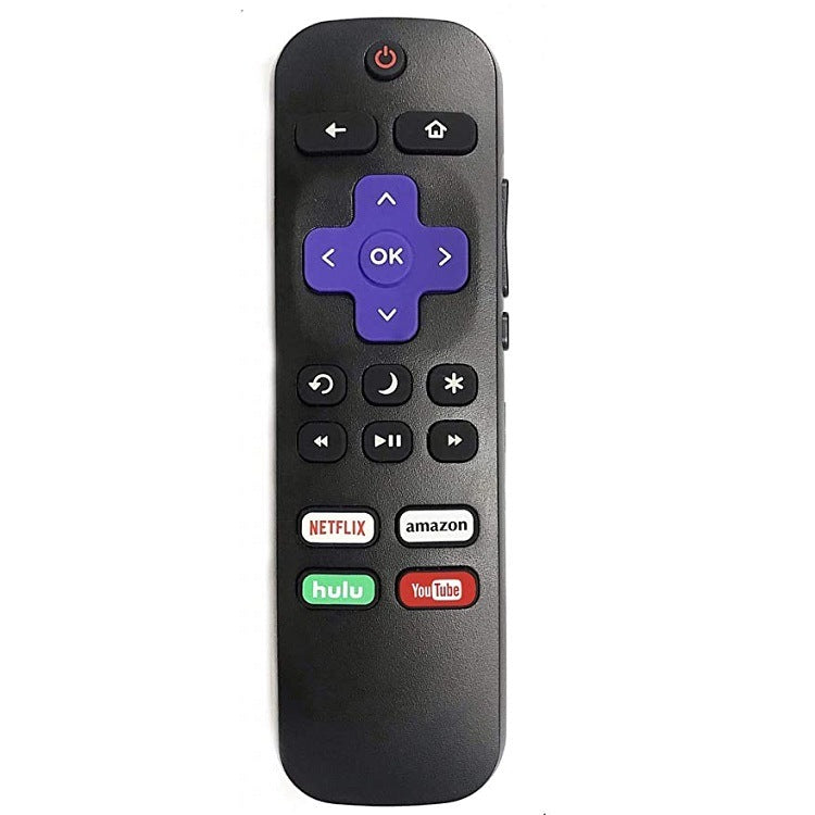 HKM-089555 Roku Remote Control for TV - 8m Transmission Distance, Black