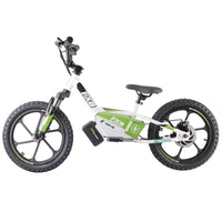 HKM-089619 16" Electric Balance Bike for Kids, 350W Motor, Aluminum Alloy Frame, Adjustable Suspension, Age 5-8, 60KG Load Capacity