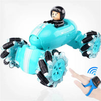 HKM-089619 RC Spraying Twisting Stunt Car Toy – Gesture Sensing Remote Control Vehicle for Ages 5 and Up