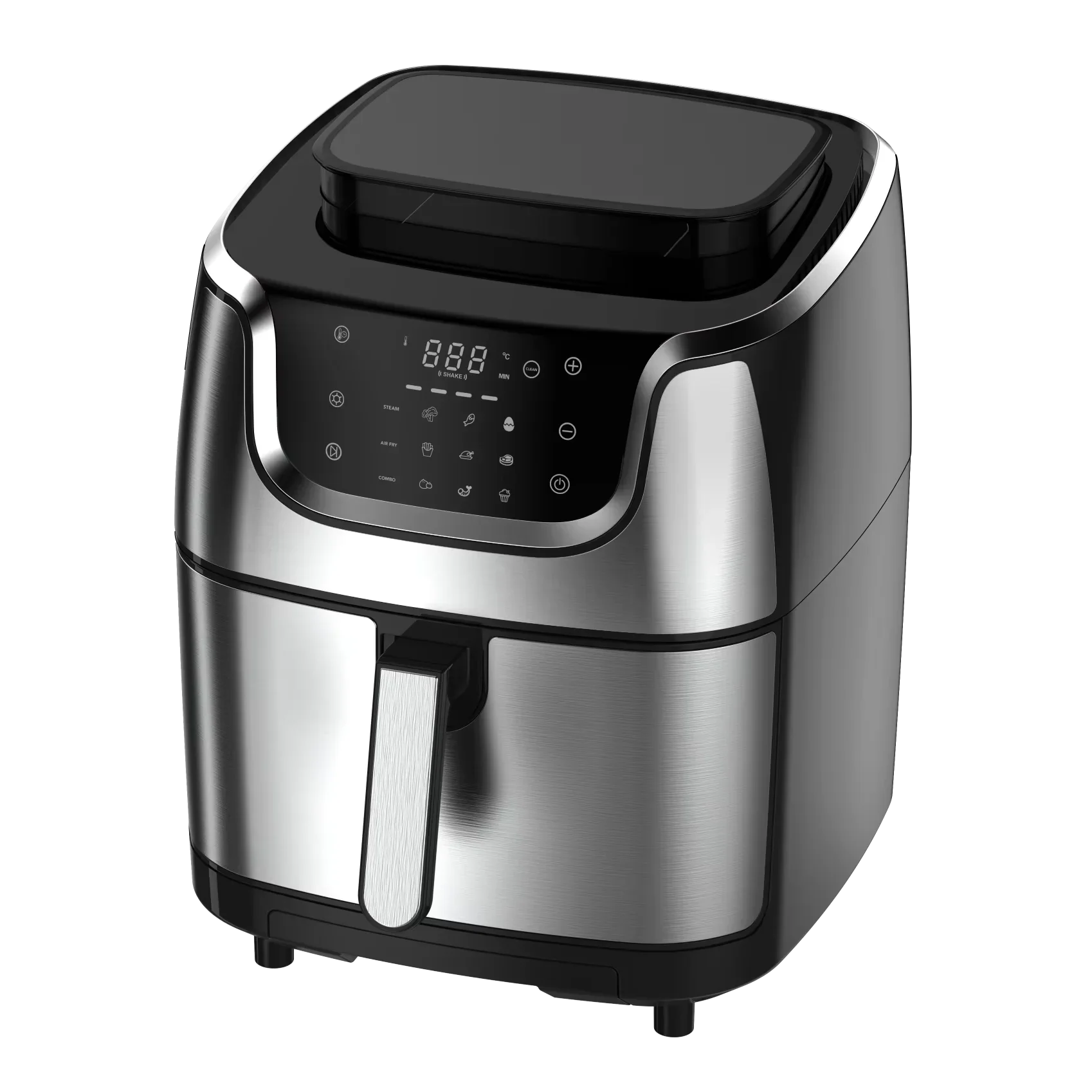 HKM-089619 Temperature Control Steam Air Fryer with 6L Capacity for Easy and Healthy Cooking