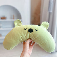 HKM-0896317 Cervical Support Pillow for Pets - Soft Cloth in Dream Purple, Matcha Green, Cute Pink, and More