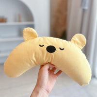 HKM-0896317 Cervical Support Pillow for Pets - Soft Cloth in Dream Purple, Matcha Green, Cute Pink, and More