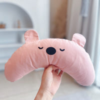 HKM-0896317 Cervical Support Pillow for Pets - Soft Cloth in Dream Purple, Matcha Green, Cute Pink, and More