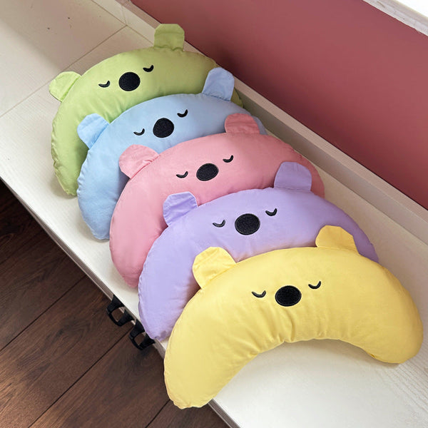 HKM-0896317 Cervical Support Pillow for Pets - Soft Cloth in Dream Purple, Matcha Green, Cute Pink, and More