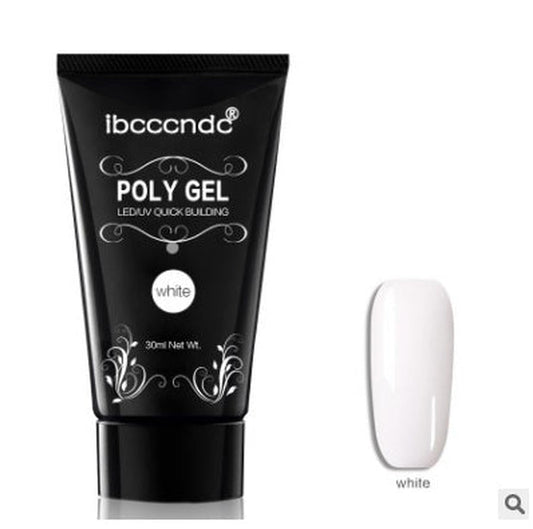 HKM-089683 Crystal Nail Extension Gel 30g - Quick and Easy Application, Strong Hold, Easy Removal