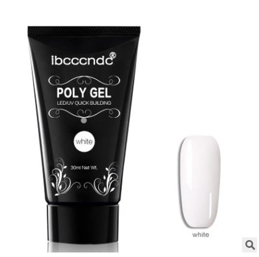 HKM-089683 Crystal Nail Extension Gel 30g - Quick and Easy Application, Strong Hold, Easy Removal