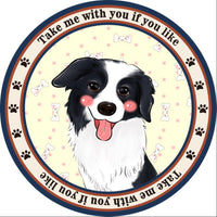 HKM-0897341 Round Non-Slip Cartoon Dog Mat for All Seasons - Available in Two Sizes