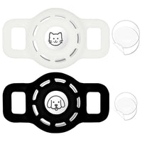 HKM-0897469 Airtag-Compatible Protective Sleeve for Pet Collars - Fashionable Silicone Design