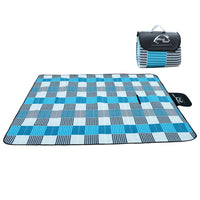 HKM-089747 Waterproof Picnic Blanket Mat for Outdoor Activities, Soft Polar Fleece and Aluminum Foil, Portable and Moistureproof, 2x1.5m Size
