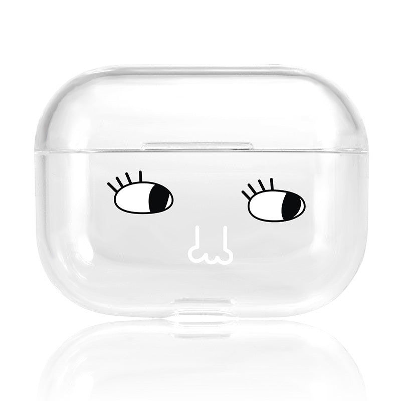 HKM-089939 Cartoon Protective Case for AirPods Pro - Colorful Design, PC Material