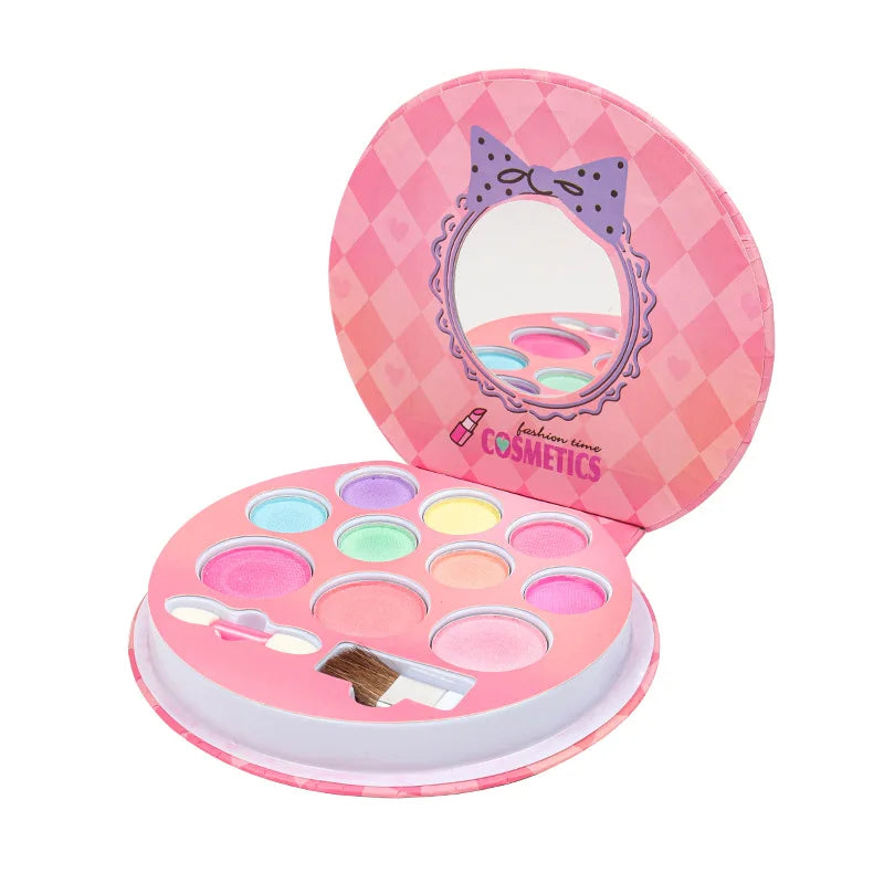 HKM-090195 Children's Non-toxic Princess Makeup Set with Eye Shadow Palettes for Creative Play
