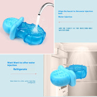 HKM-0902077 Cooling Water Injection Ice Candy Molar Toy for Dogs - Available in Rock Candy, Pacifier, and Ring Designs